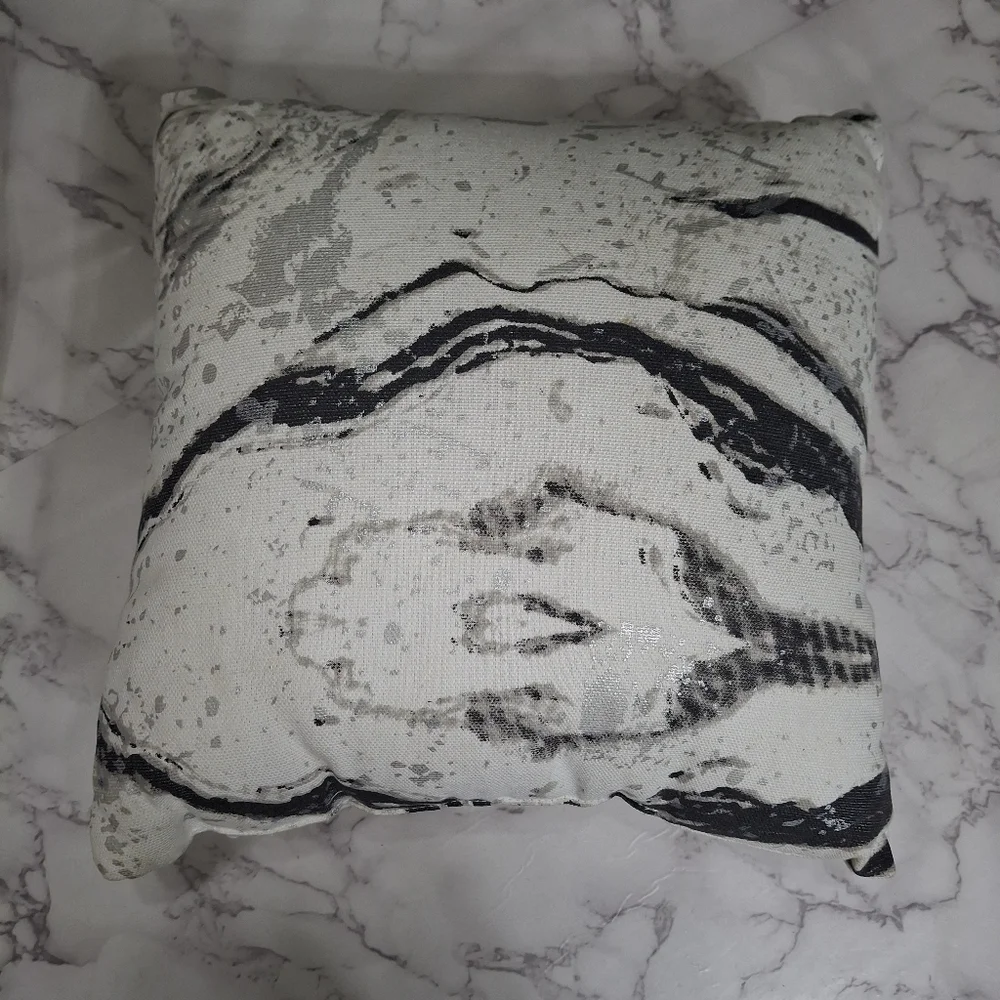 Marble Pattern Mini Decor Pillow